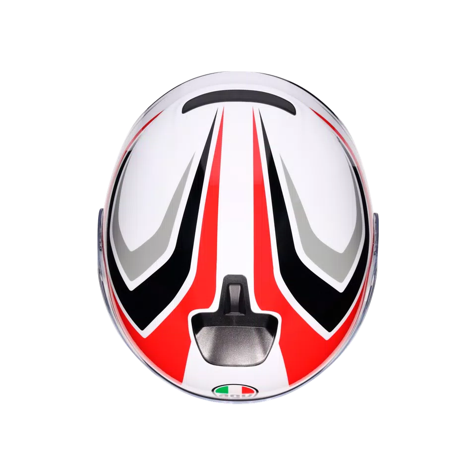 IRIDES TOLOSA BLACK/GREY/RED - MOTORBIKE OPEN FACE HELMET E2206 -  - 7