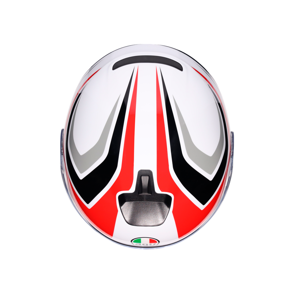irides-tolosa-black-grey-red-motorbike-open-face-helmet-e2206 image number 6