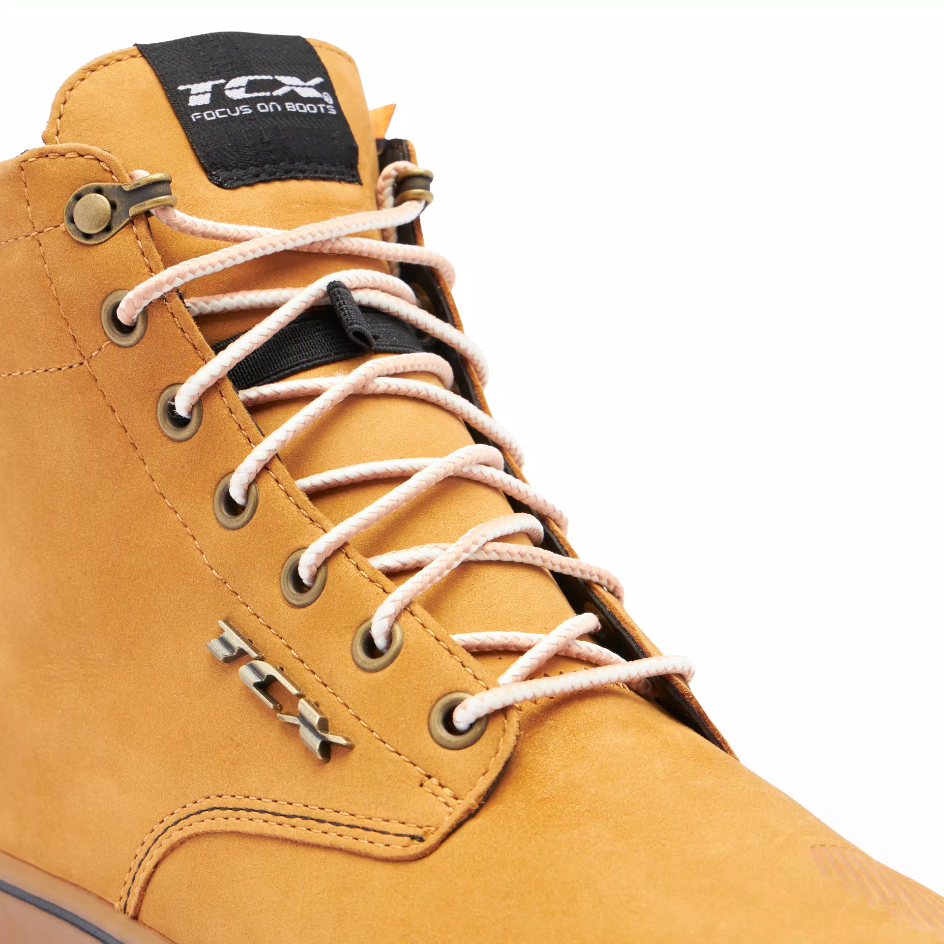 DARTWOOD WP WATERPROOF MOTORCYCLE SHOES MEN - LIGHT BROWN
