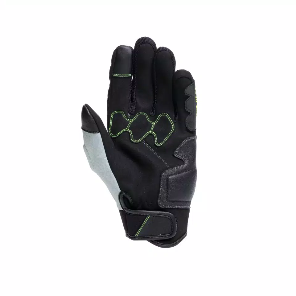 ERMEX - GANTS MOTO ÉTÉ EN TISSU - BLACK/GREEN - 3