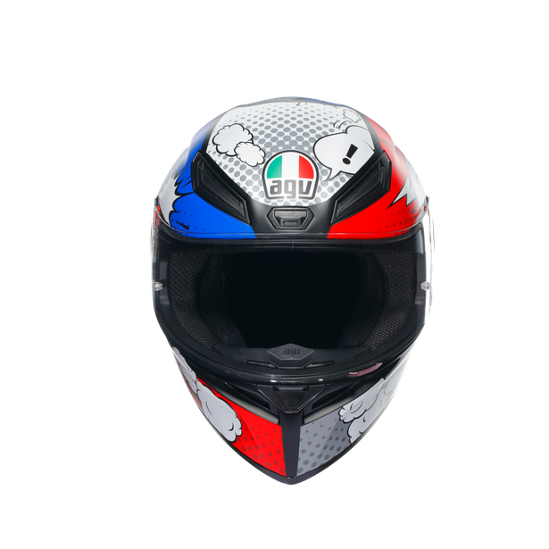 k1-s-bang-matt-italy-blue-motorbike-full-face-helmet-e2206 image number 1