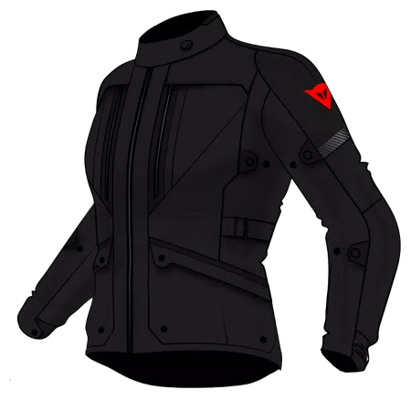 MANGEN ABSØLUTESHELL™ PRO - MEN TOURING MOTORCYCLE JACKET - BLACK/BLACK - 2