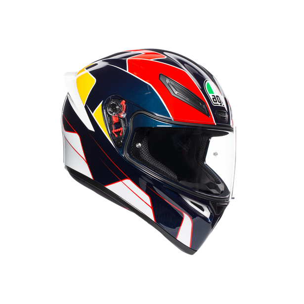 EM MOTO  Agv - K1 Pitlane Blue Red Yellow - Helmet Full-Face