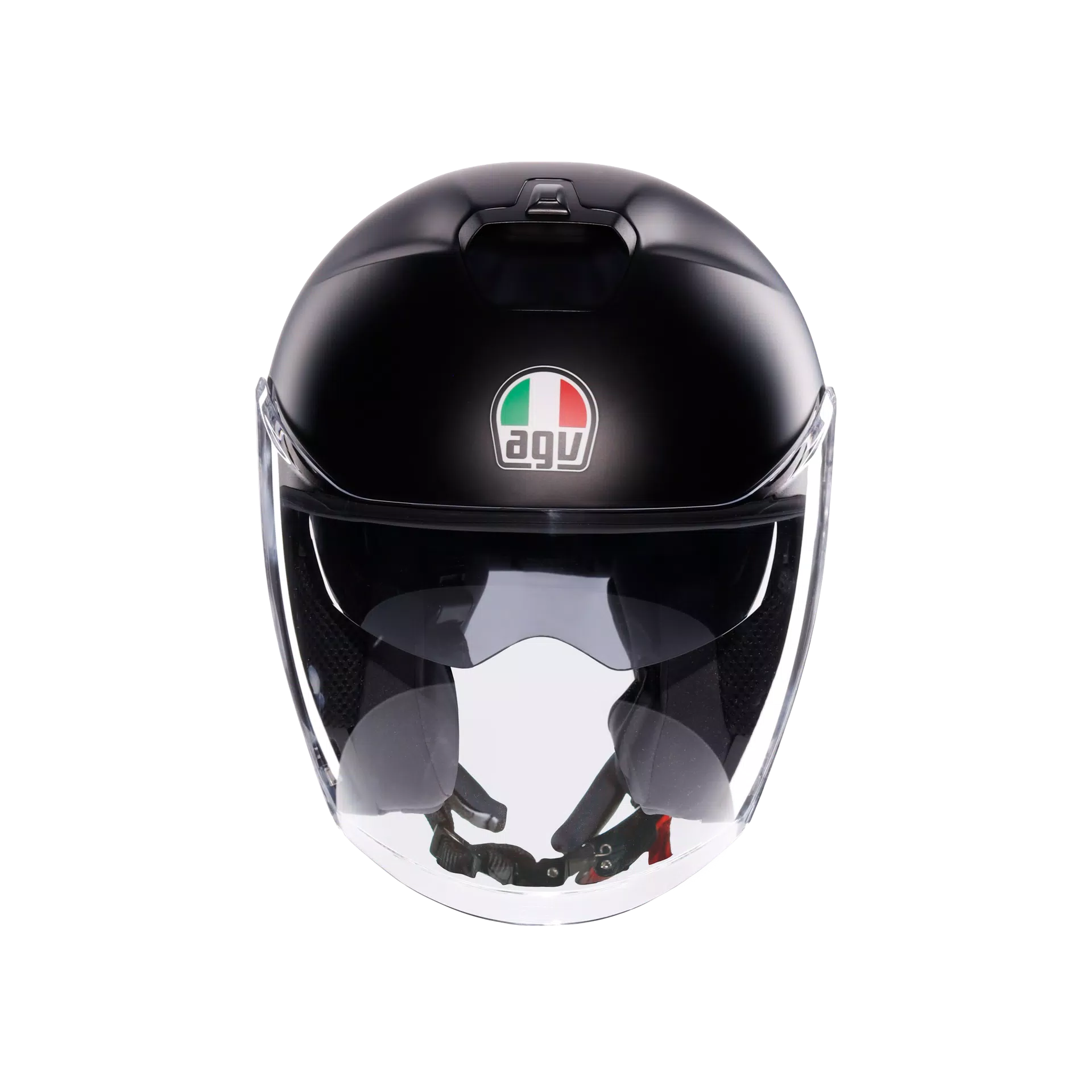 IRIDES MONO MATT BLACK - CASQUE MOTO JET E2206
