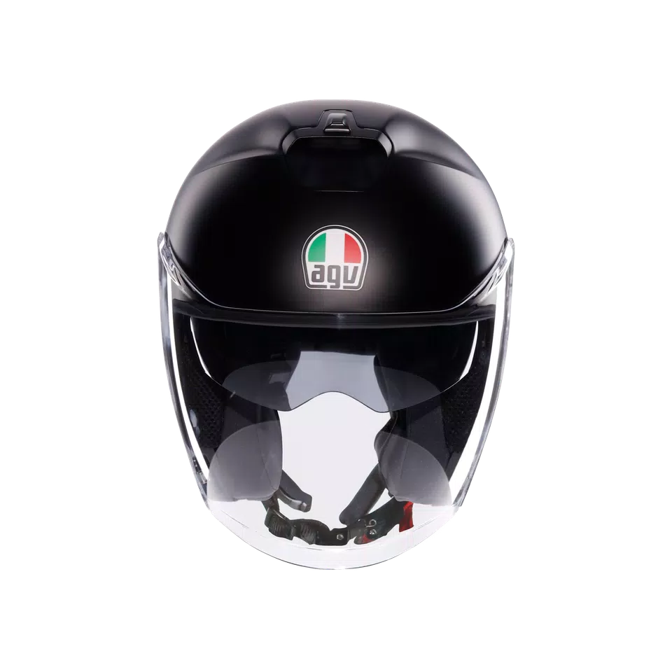 IRIDES MONO MATT BLACK - CASQUE MOTO JET E2206 -  - 2