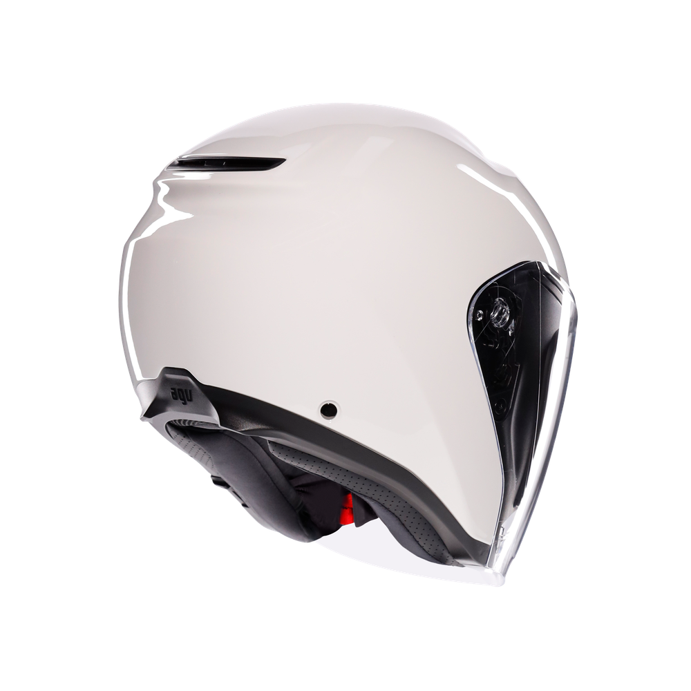 irides-mono-materia-white-motorbike-open-face-helmet-e2206 image number 5