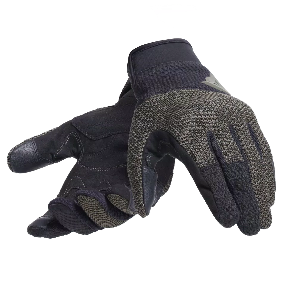 TORINO - MEN'S MOTORCYCLE TEXTILE GLOVES - BLACK/GRAPE-LEAF - 5