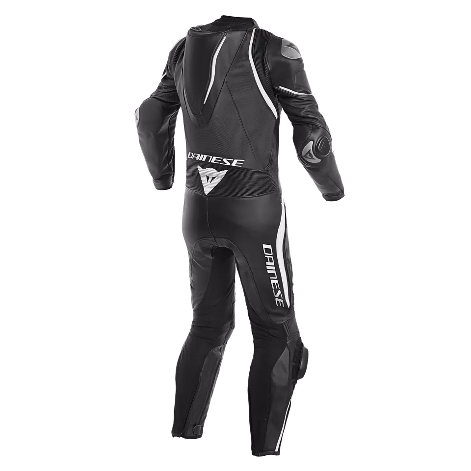 LAGUNA SECA 4 1PC PERF. LEATHER SUIT - BLACK/BLACK/WHITE - 2