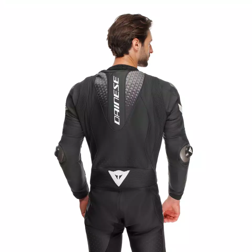 LAGUNA SECA 6 PERF 1PC LEATHER SUIT - BLACK/WHITE/ANTHRACITE - 6
