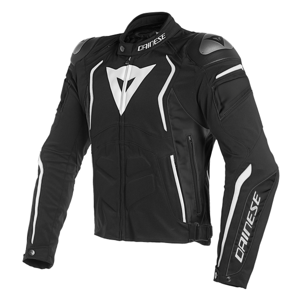 DYNO TEX JACKET BLACK/BLACK/WHITE- Textile