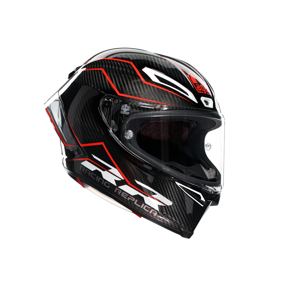 pista-gp-rr-performante-carbon-red-motorbike-full-face-helmet-e2206-dot image number 0