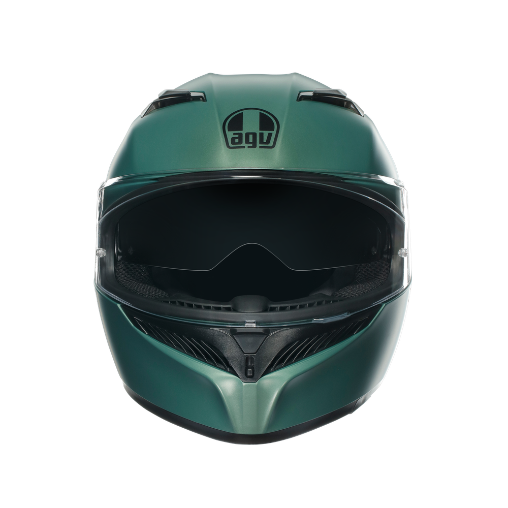 k3-mono-matt-salvia-green-motorbike-full-face-helmet-e2206 image number 1