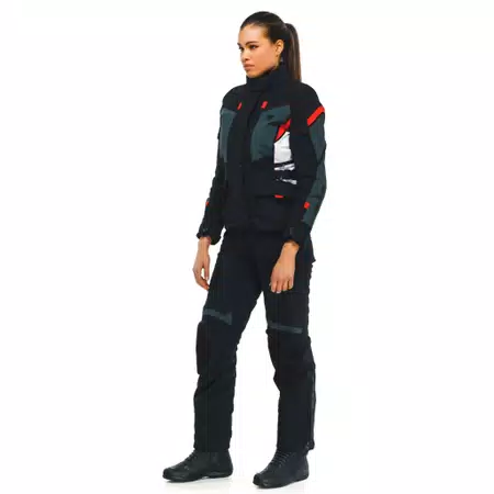CARVE MASTER 3 GORE-TEX® CHAQUETA DE MOTO MUJER - BLACK/EBONY/LAVA-RED - 4