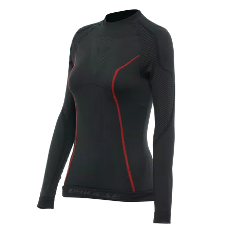 WOMEN'S THERMO LS SKI THERMAL T-SHIRT - BLACK/RED - 1