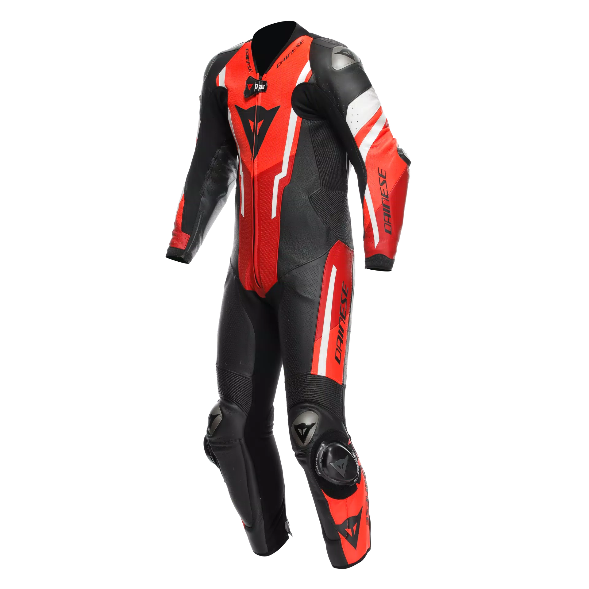 MISANO 3 D-AIR&reg; - MEN'S 1-PIECE MOTORCYCLE PERFORATED LEATHER SUIT WITH AIRBAG