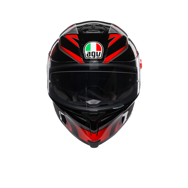 K5 S MULTI ECE DOT - HURRICANE 2.0 BLACK/RED