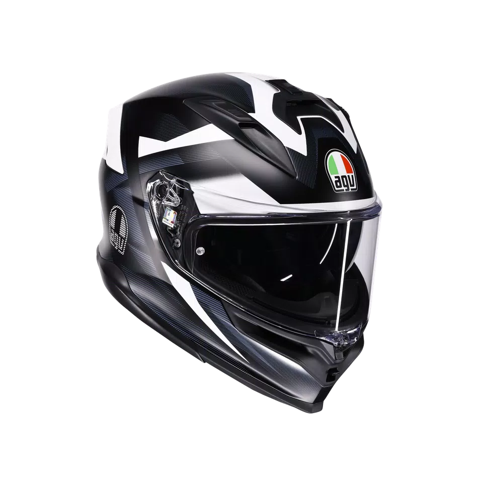 K7 MPLK GLIMPSE MATT BLACK/WHITE - MOTORRAD INTEGRAL-HELM E2206 -  - 1