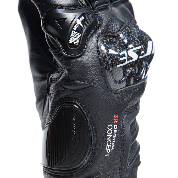 carbon-4-long-leather-gloves-black-black-black image number 8