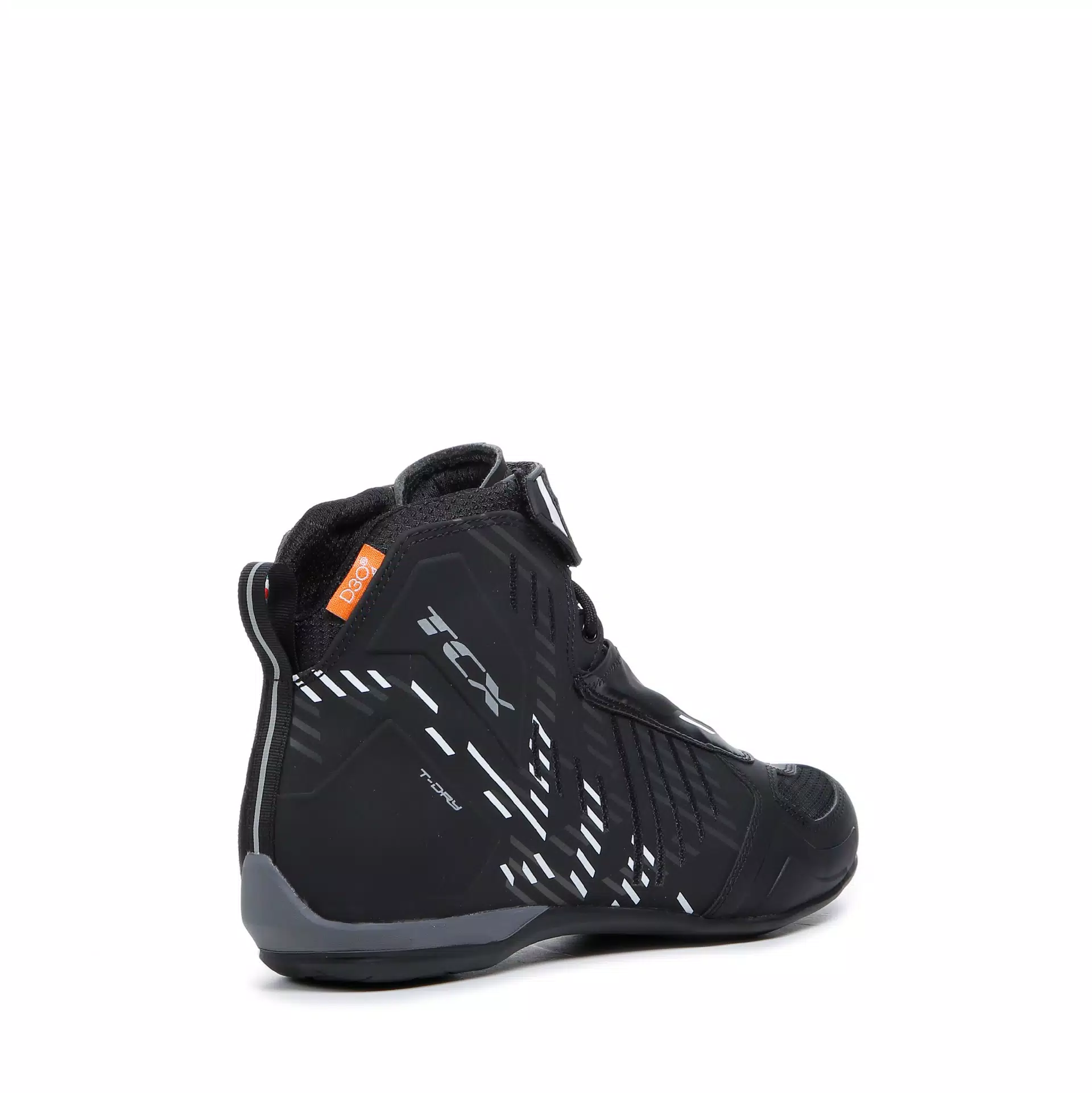 R04D WP MEN'S WATERPROOF MOTORCYCE SHOES - BLACK/WHITE