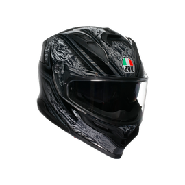 K7 AGV E2206 MPLK - DAMASCUS BLACK/SILVER