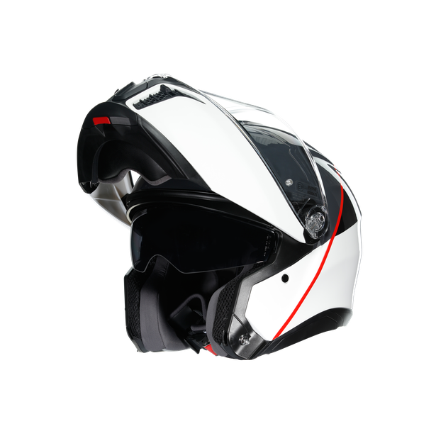 tourmodular-balance-white-grey-red-motorbike-flip-up-helmet-e2206 image number 9