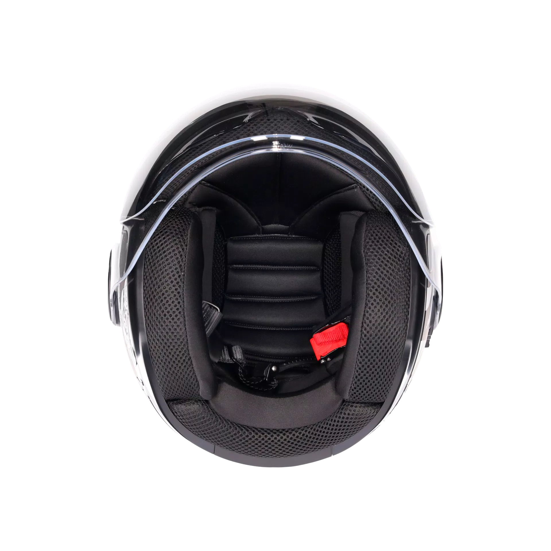 ETERES HISTORY MATT BLACK/WHITE/RED - CASQUE MOTO JET E2206