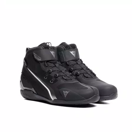 HERIAN D-WP - DAMES WATERDICHTE MOTORFIETSSCHOENEN - BLACK/WHITE - 1