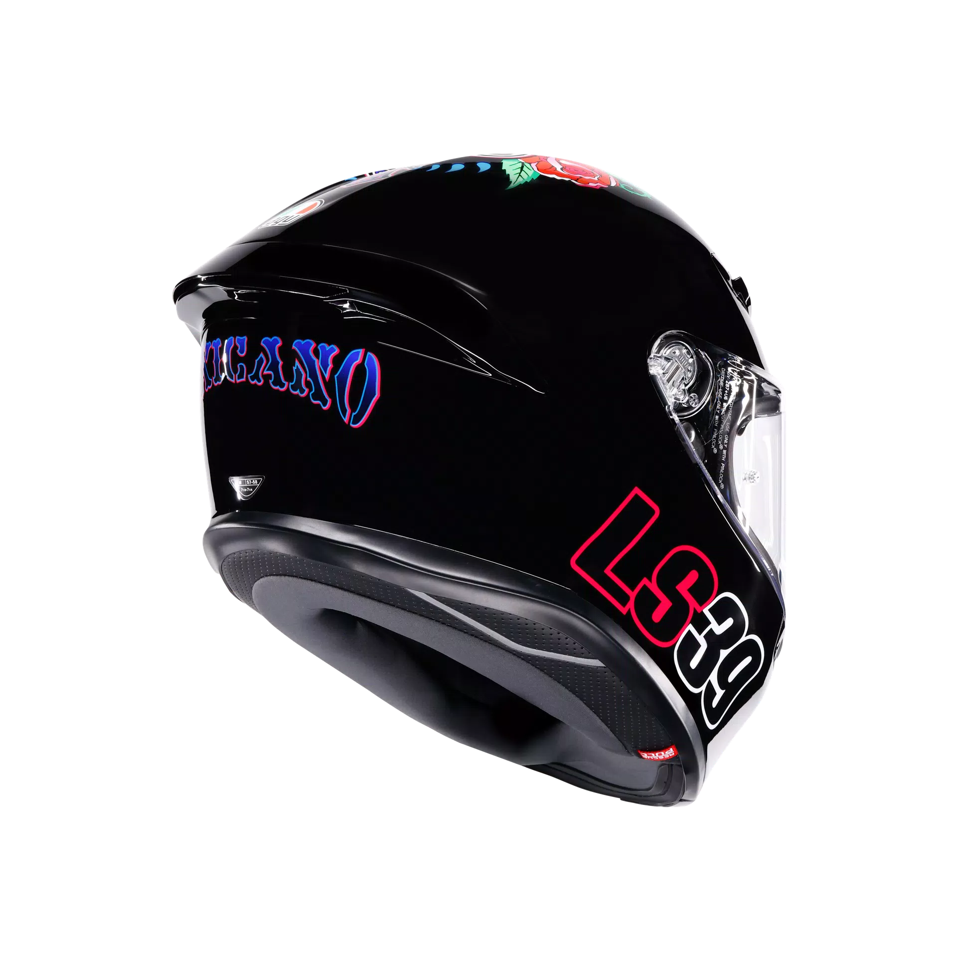 K6 S SALOM TRIBUTE - MOTORBIKE FULL FACE HELMET DOT (E2206)