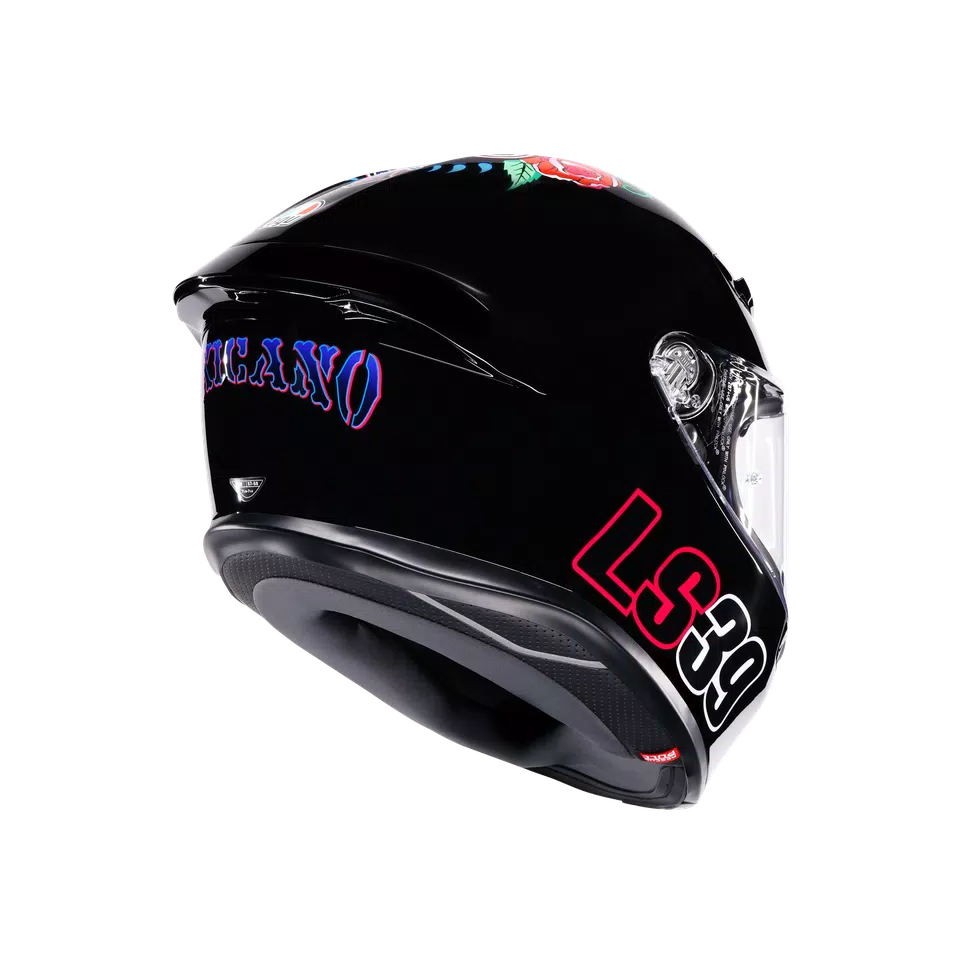 K6 S SALOM TRIBUTE - MOTORBIKE FULL FACE HELMET DOT (E2206) -  - 6