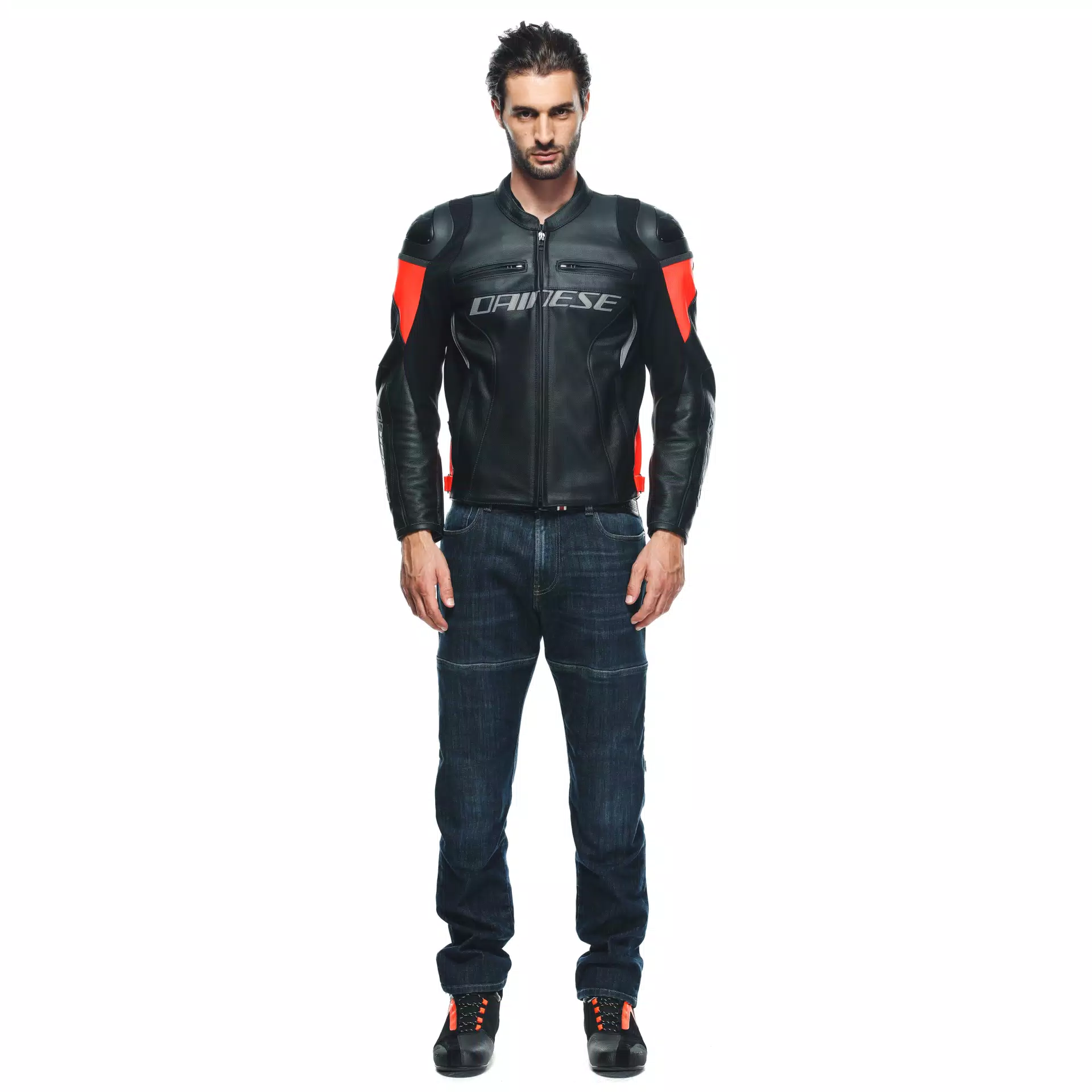 RACING 4 - MEN LEATHER MOTORCYCLE JACKET