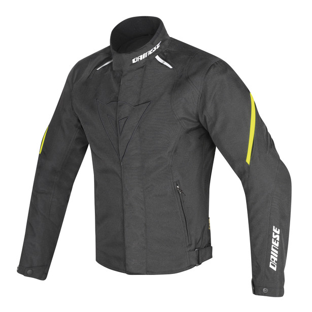 LAGUNA SECA D1 D-DRY® JACKET BLACK/BLACK/YELLOW-FLUO- Jackets