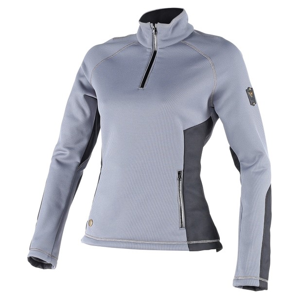 SIRIA SWEATER LADY STEEL-GRAY/BLACK- Unterwäsche