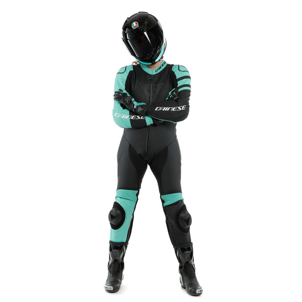 women biker suit