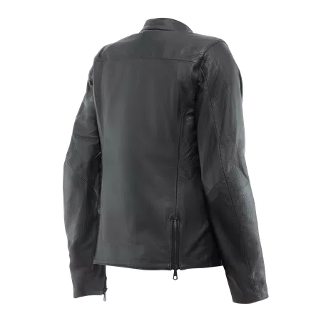 ITINERE - DAMES MOTORFIETS LEREN JAS - BLACK - 2