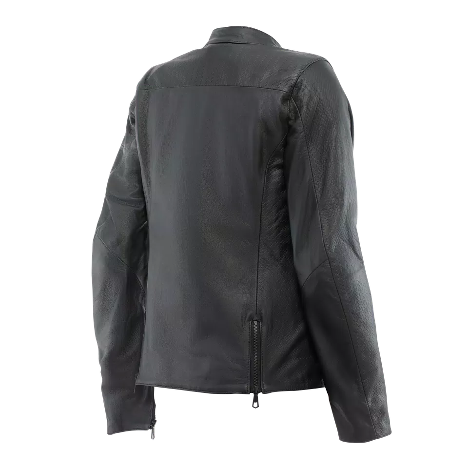ITINERE - WOMEN'S MOTORCYCLE LEATHER JACKET - BLACK - 2