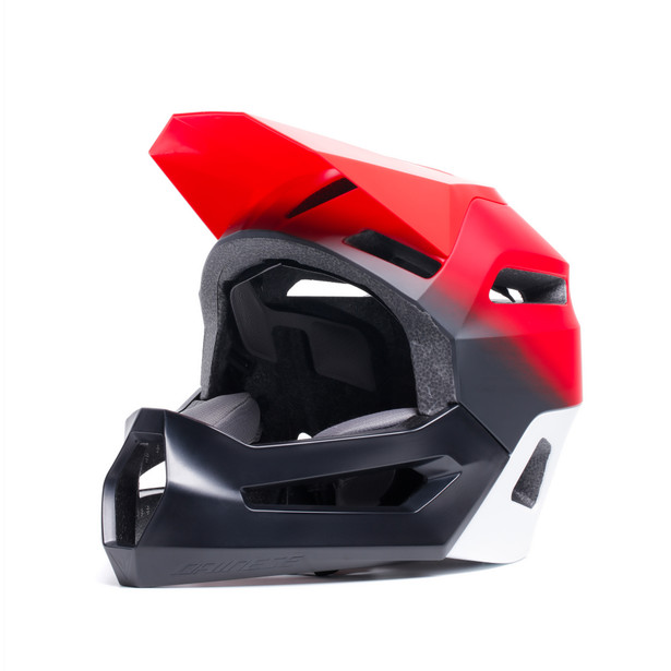 scarabeo-linea-01-full-face-bike-helmet-for-kids-red-white-black image number 0