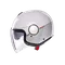 ETERES CAPOLIVERI MATT WHITE/ITALY - MOTORBIKE OPEN FACE HELMET E2206