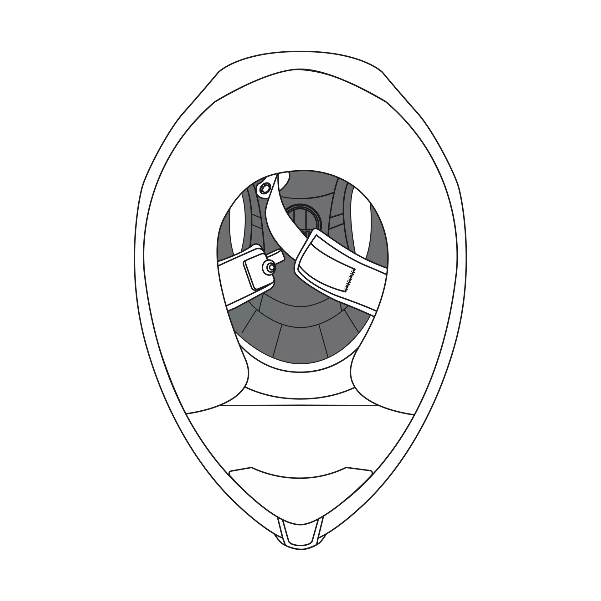 AGV CROWN PAD COMPACT ST/NUMO EVO ST (XL) - NEUTRAL