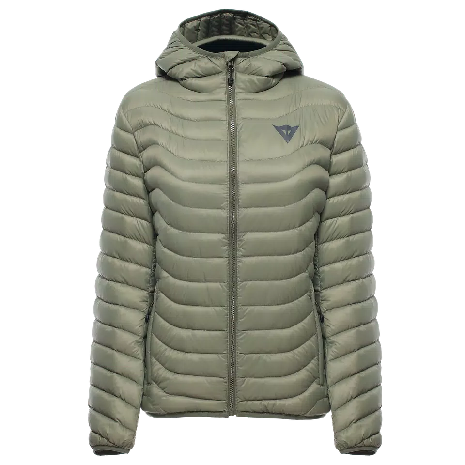 WOMEN'S LIGHT SKI DOWN JACKET - DEEP-LICHEN-GREEN - 1