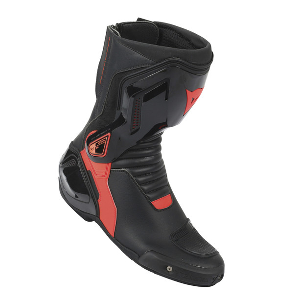 NEXUS BOOTS BLACK/FLUO-RED- Leather
