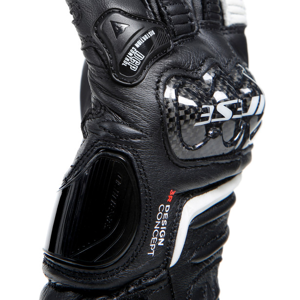carbon-4-long-lady-leather-gloves-black-black-white image number 8