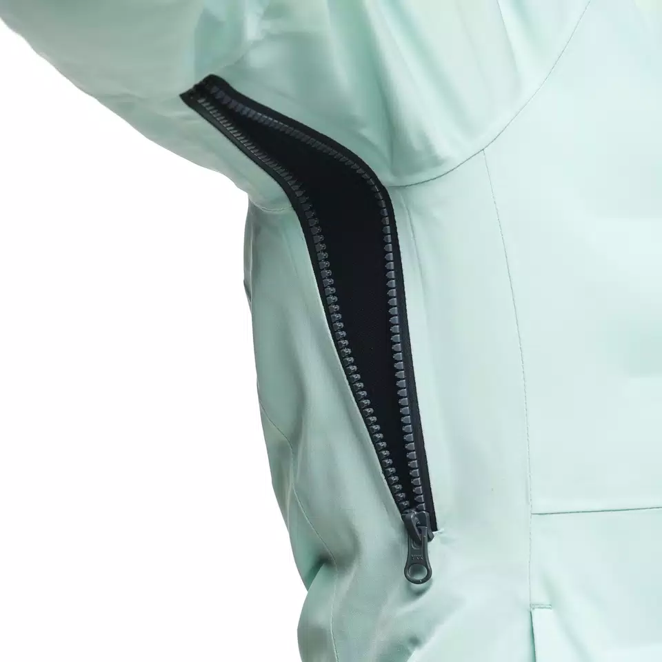 WOMEN'S WATERPROOF SKI DOWN JACKET - WATER-GREEN - 10