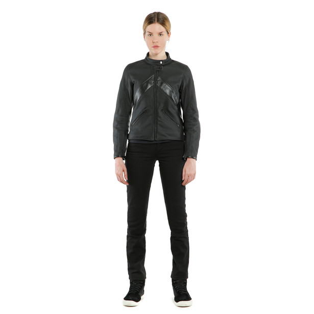 santa-monica-lady-leather-jacket-perf-black image number 2