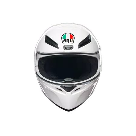 K1 S WHITE - MOTORBIKE FULL FACE HELMET DOT (E2206) -  - 2
