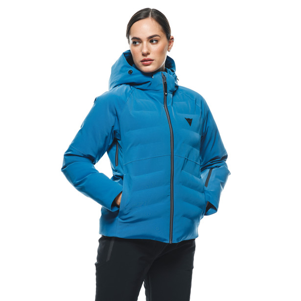 women-s-waterproof-ski-down-jacket-dark-blue image number 3