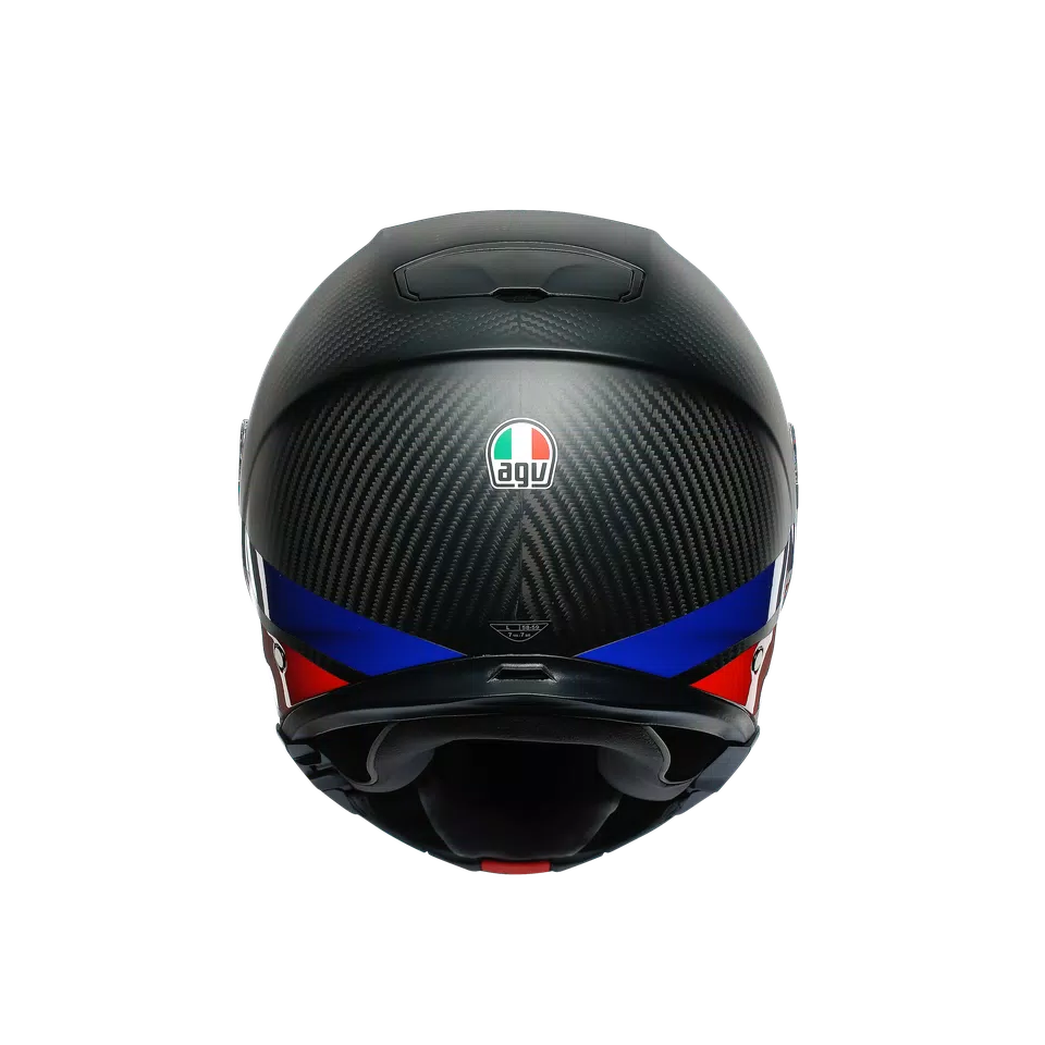 SPORTMODULAR LAYER CARBON/RED/BLUE -  MOTORBIKE FLIP UP HELMET E2205 -  - 7