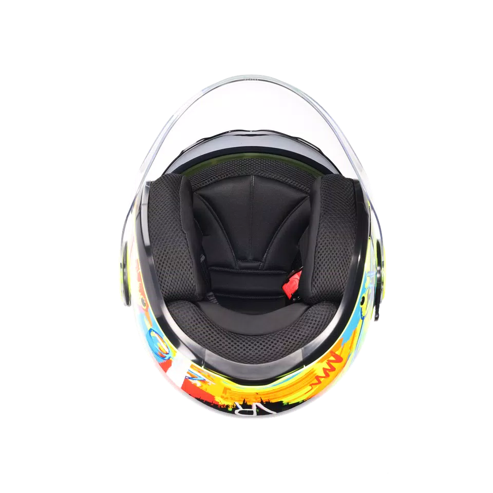 ETERES ROSSI WINTER TEST 2019 - MOTORBIKE OPEN FACE HELMET E2206 -  - 8