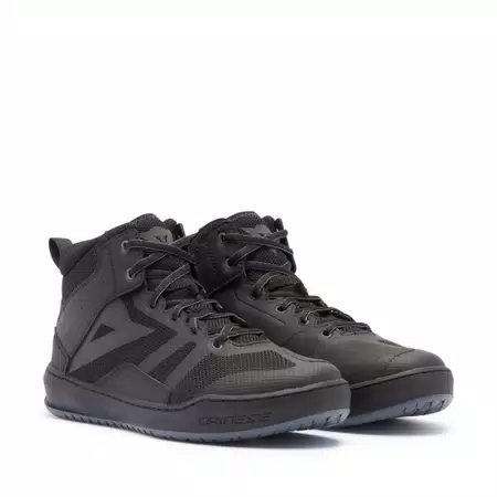 SUBURB AIR - HEREN MOTORFIETSSCHOENEN IN STOF VOOR DE ZOMER - BLACK/BLACK - 1