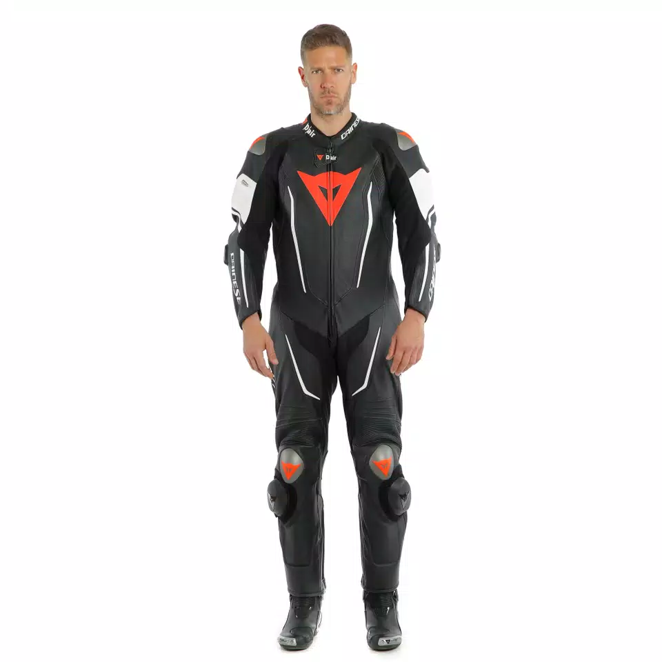 MISANO 2 D-AIR PERF. 1PC SUIT - BLACK/BLACK/WHITE - 10