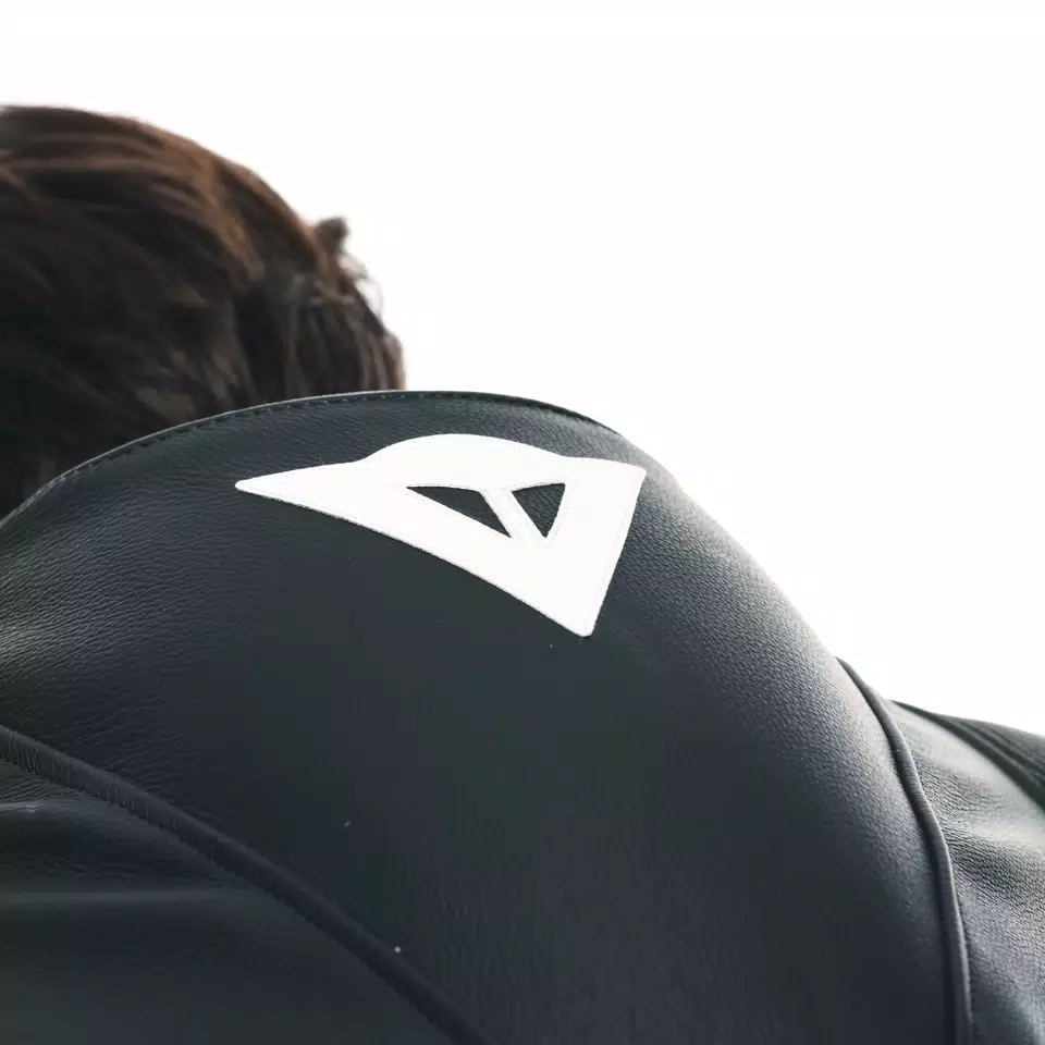 LAGUNA SECA 5 - ONE-PIECE LEATHER RACING SUIT - WHITE/BLACK - 12